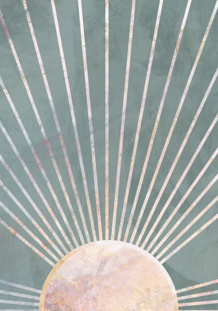 Rising Sun Radiance by Sarah Manovski — canvas wall art