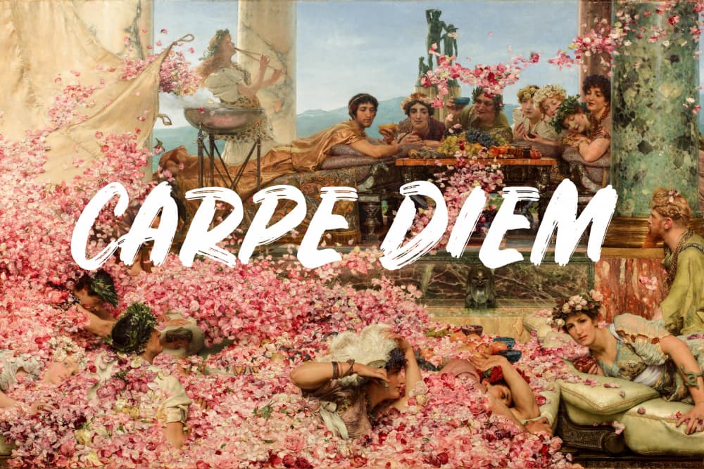 Carpe Diem Roman Feast by Talitha McQueen — canvas wall art