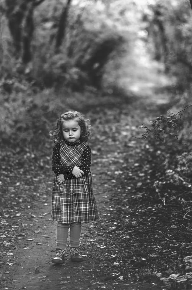 Pensive Little Girl by Desislava Ignatova — canvas wall art