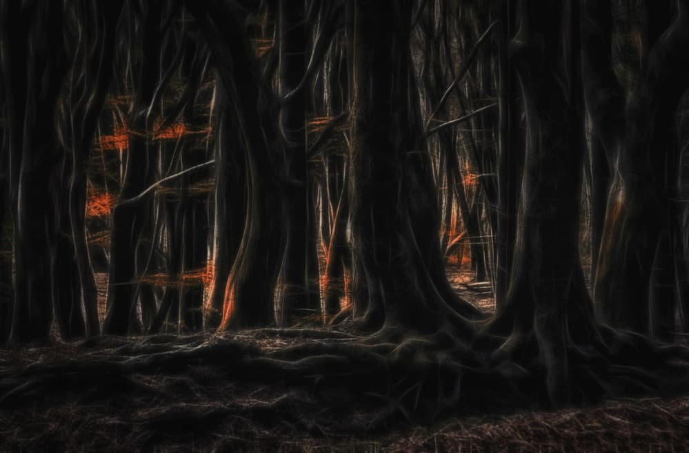 Enchanted Forest Roots by Saskia Dingemans — canvas wall art