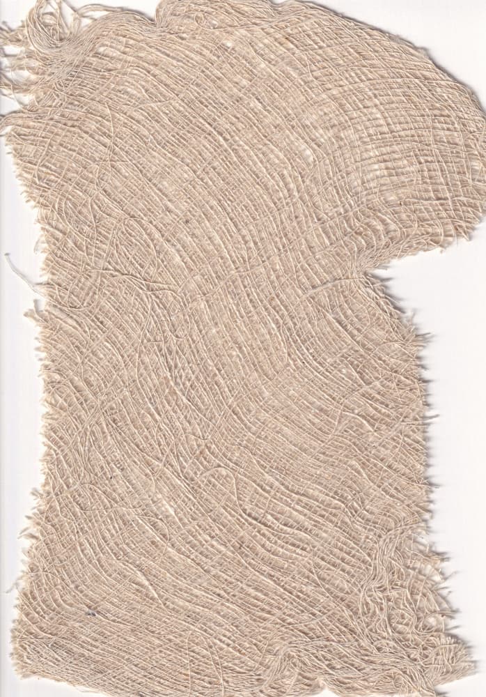 Natural Fabric Texture by Maira Ribena — canvas wall art