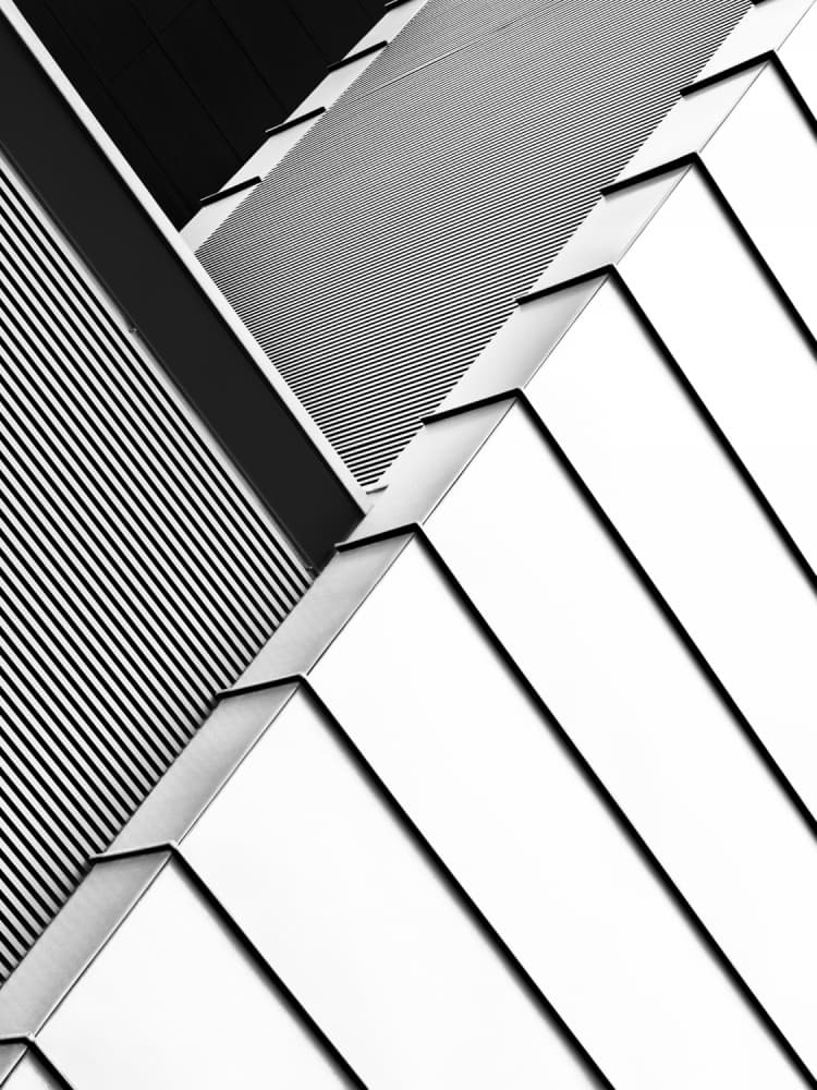 Sleek Architectural Geometry by Paulo Abrantes — canvas wall art