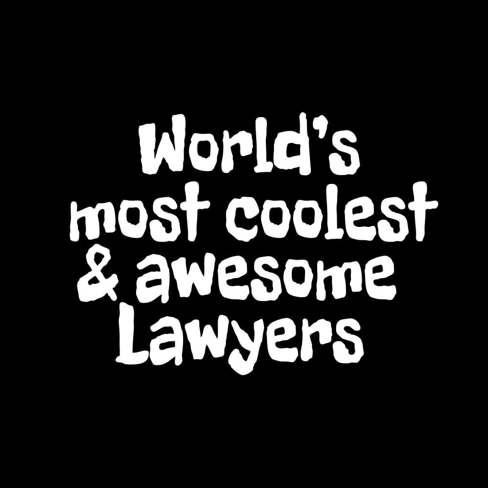 World's Coolest Lawyers by Happie Eagle — canvas wall art