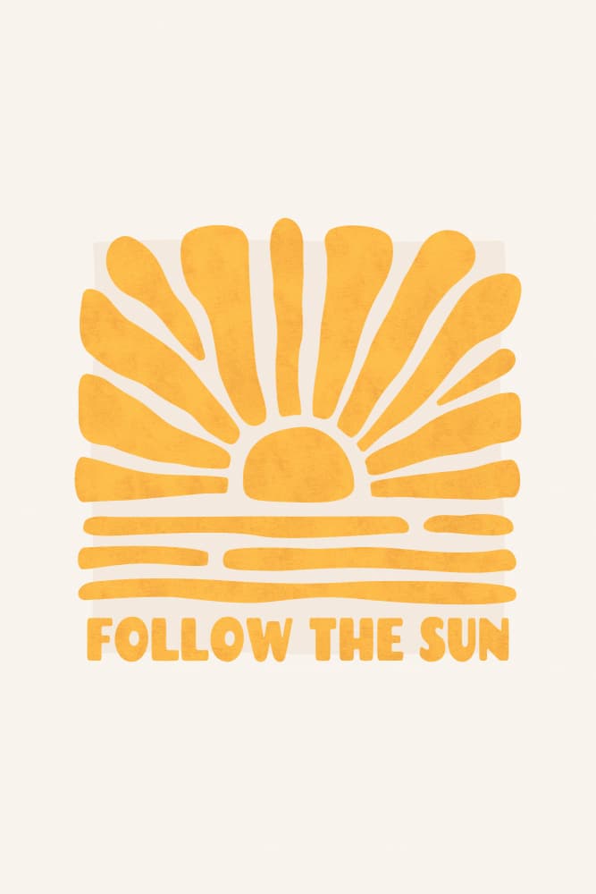 Golden Boho Sun by Karen Menzenbach — canvas wall art