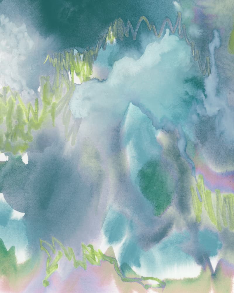 Serene Abstract Wash by Renée Stramel — canvas wall art