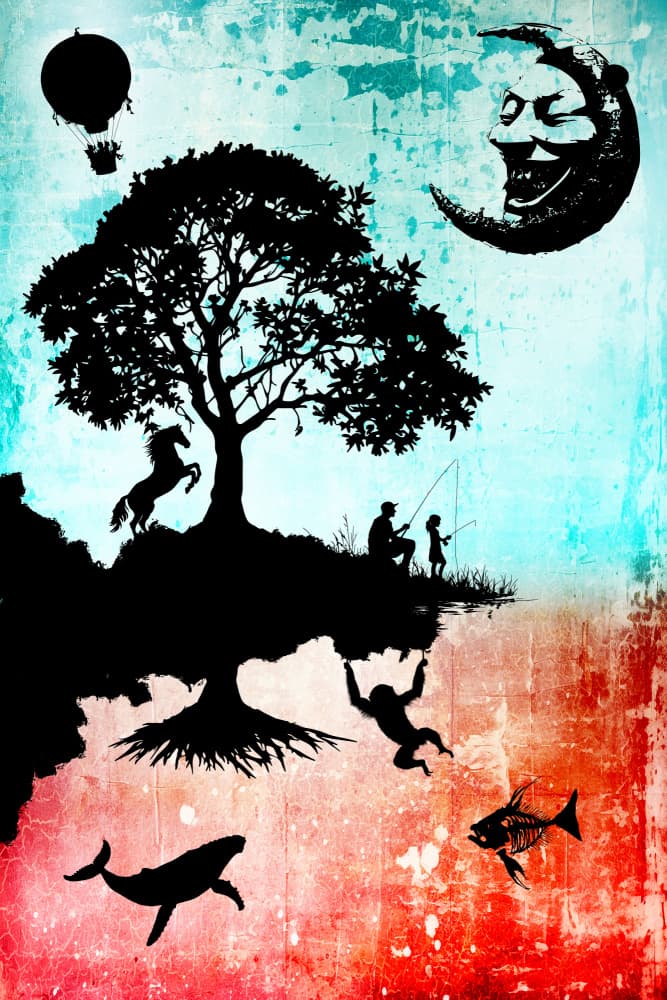 Floating Dream Island by Rafal Kulik — canvas wall art