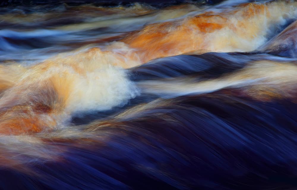 Rushing River Colors by Ylva Sjögren — canvas wall art
