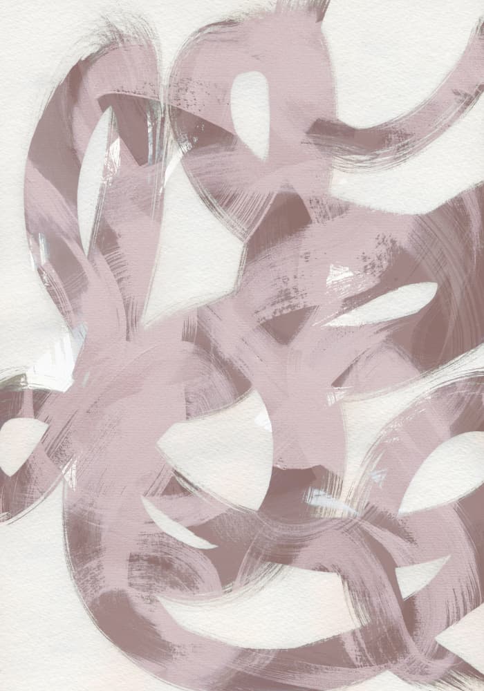 Abstract Brush Strokes 169 by Mareike Böhmer — canvas wall art