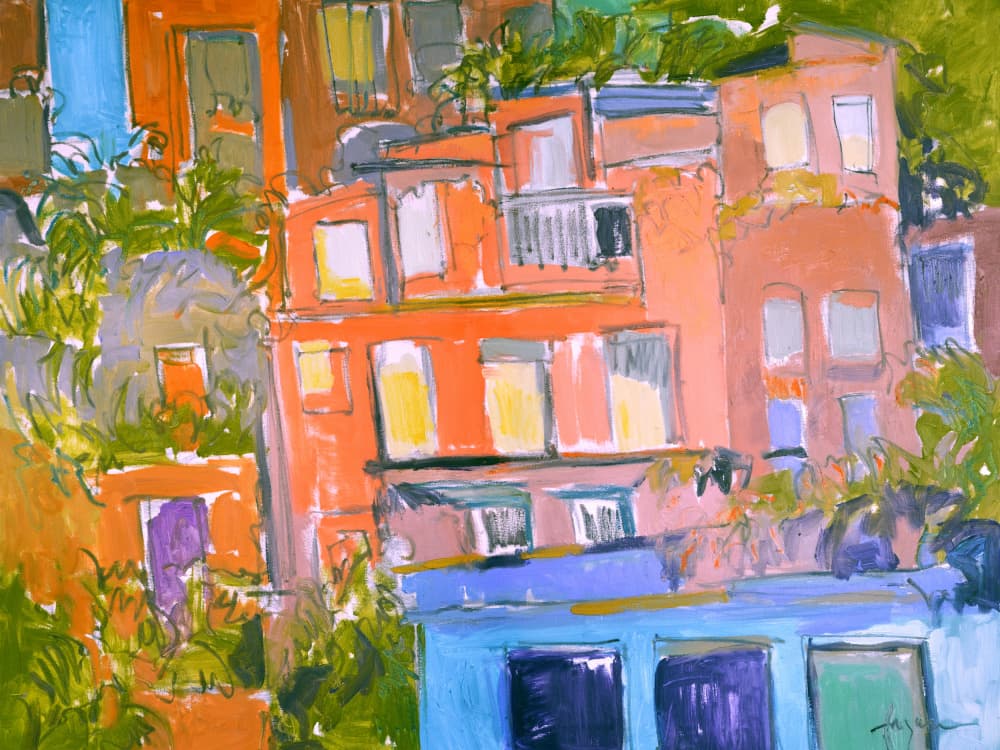  Urban Architecture by Dorothy Fagan — canvas wall art