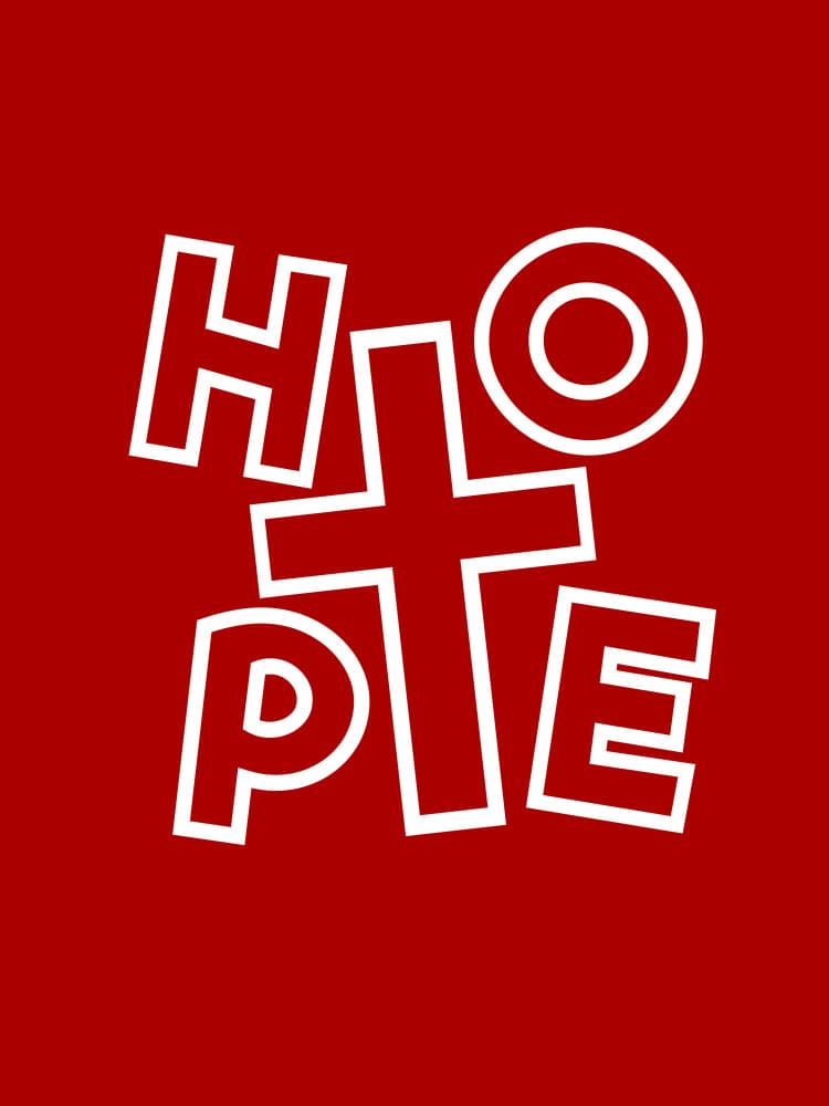 Inspirational Hope Text by Baobab Print store — canvas wall art
