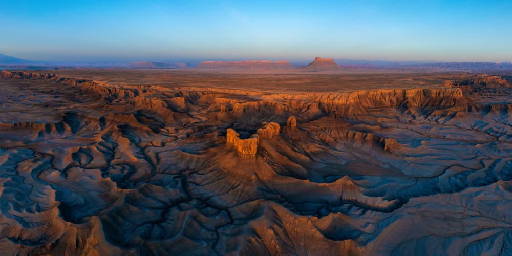 Vast Badlands Sunrise by John Fan — canvas wall art