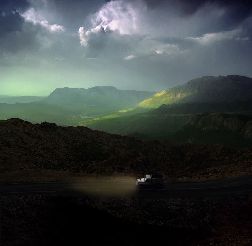 Majestic Mountain Journey by Abbas Arabzadeh — canvas wall art