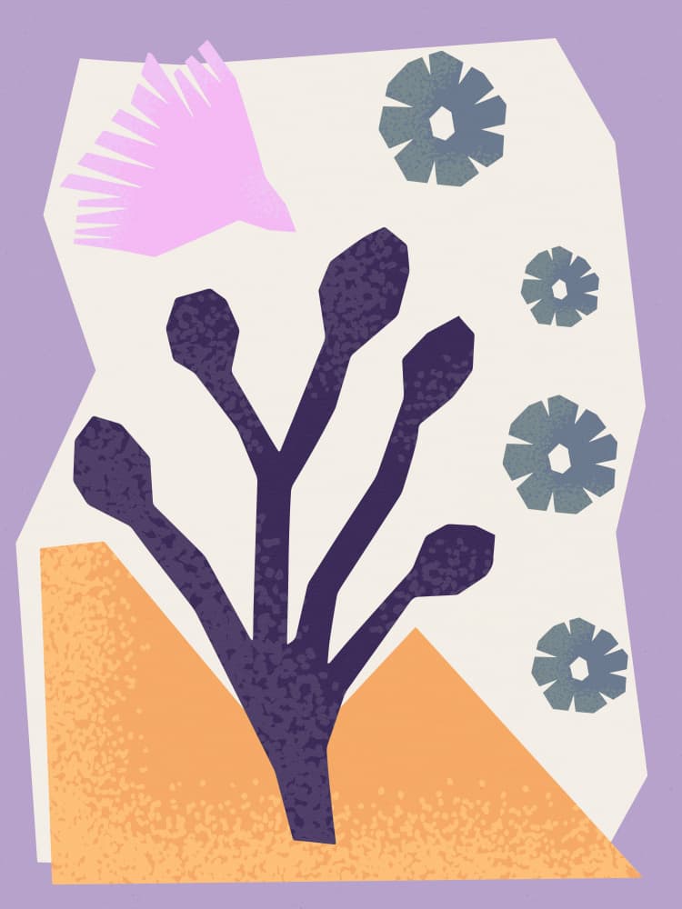 Abstract Garden by Treechild — canvas wall art