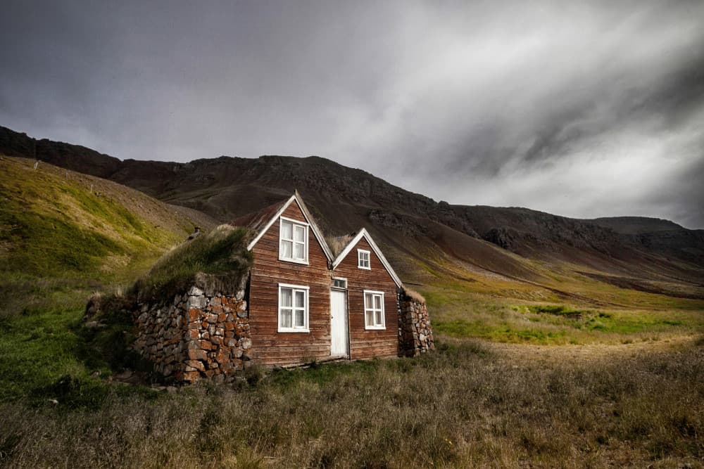 Secluded Turf House by Þorsteinn H. Ingibergsson — canvas wall art