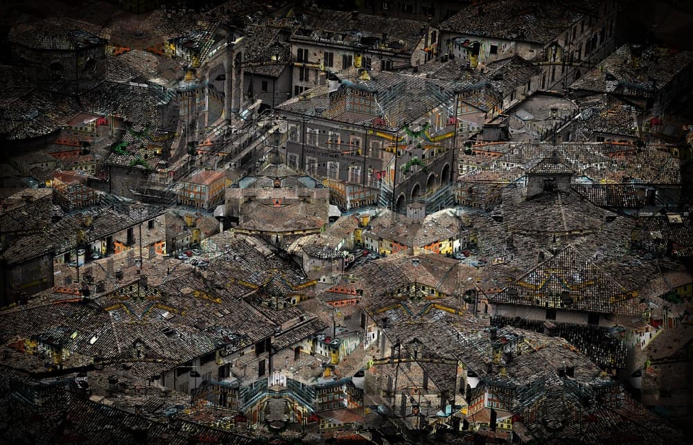 Ancient European City View by Raffaele Corte — canvas wall art