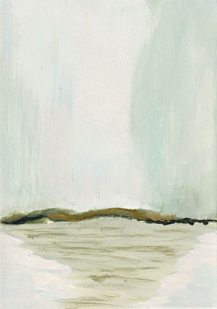 Soft Horizon Landscape by Soniya Vijayakumar — canvas wall art
