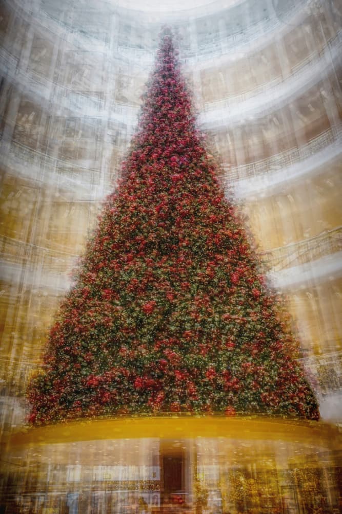 Grand Christmas Tree Atrium by Gregor Szalay — canvas wall art