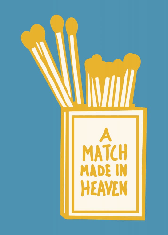 A Match Made in Heaven by Andreas Magnusson — canvas wall art
