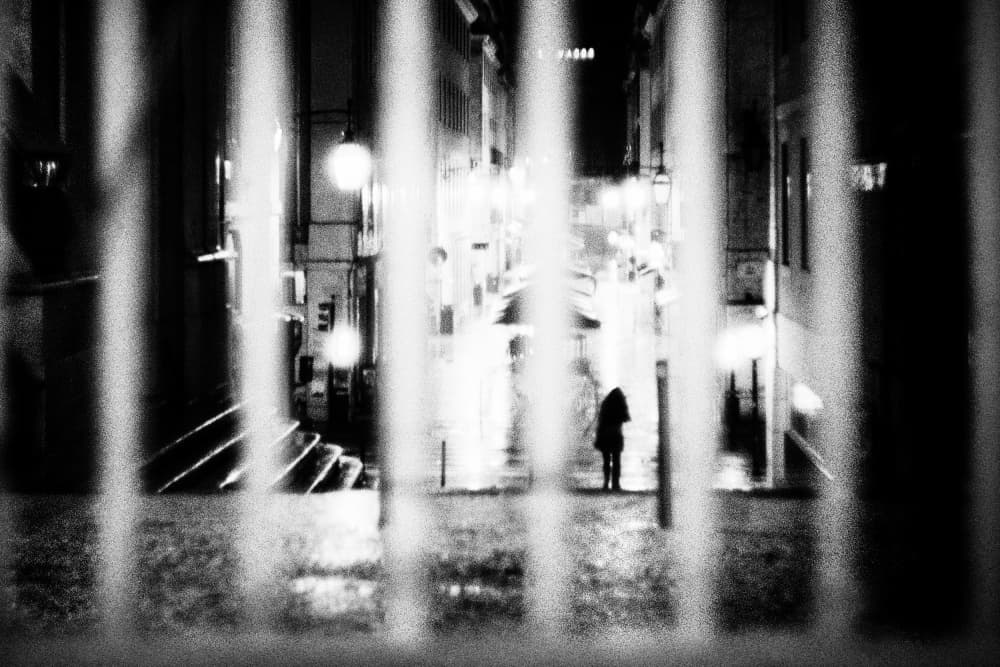 Lonely City Night by Paulo Abrantes — canvas wall art