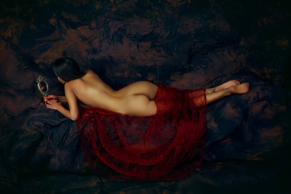 Graceful Mirror Moment by Ruslan Bolgov — canvas wall art