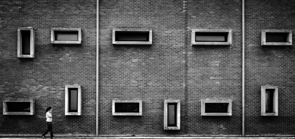 Urban Geometry Walk by João Castro — canvas wall art
