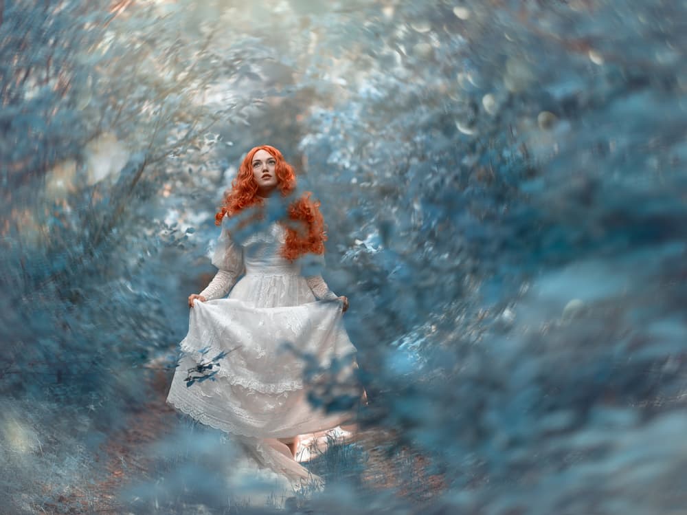 Enchanted Forest Girl by Tanya Markova — canvas wall art