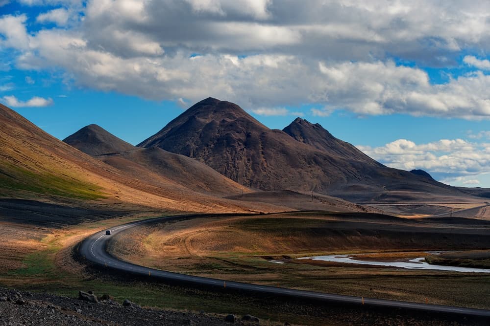 Winding Mountain Road by Jure Kravanja — canvas wall art
