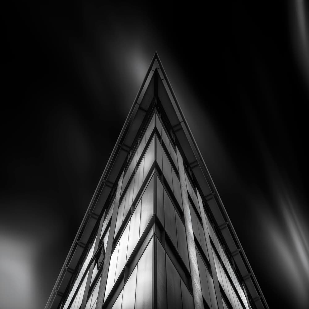 Sharp Geometric Point by Jorge Ruiz Dueso — canvas wall art