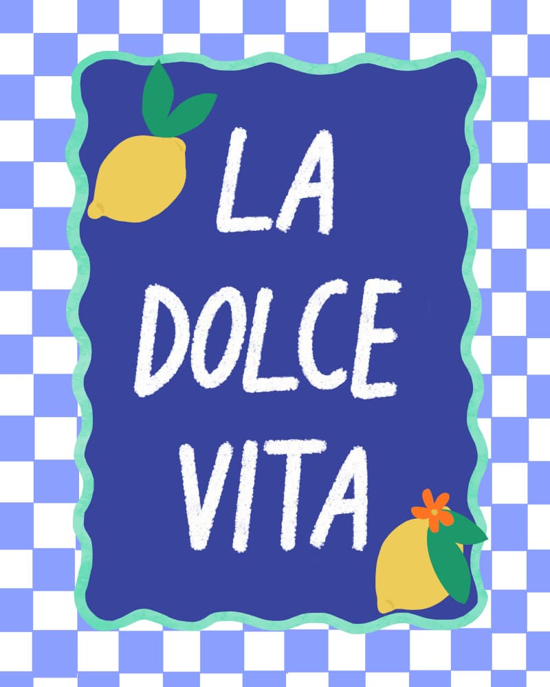 La Dolce VIta by Petra Lizde — canvas wall art