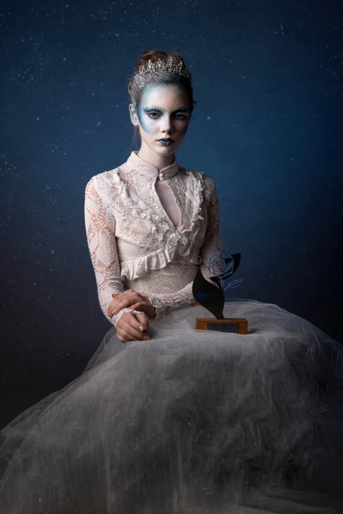 Regal Winter Queen by Mihai Bogdan R — canvas wall art