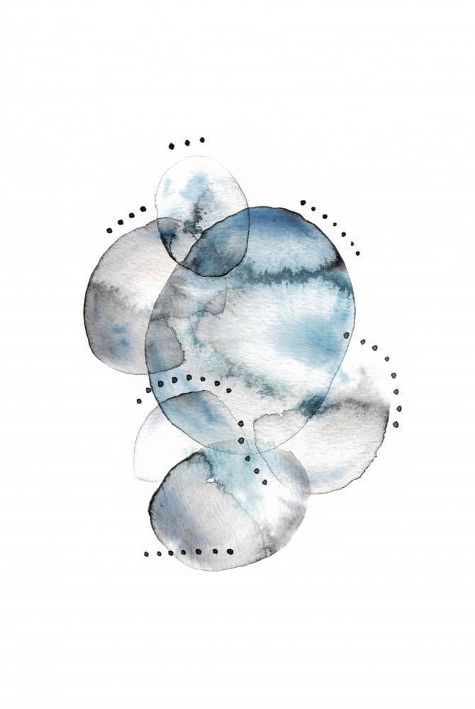 Serene Watercolor Shapes