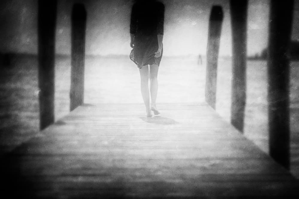Dreamy Pier Walk by Enrico Facchetti — canvas wall art