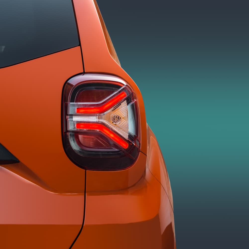 Modern Orange Taillight by Marco Antonio Cobo — canvas wall art