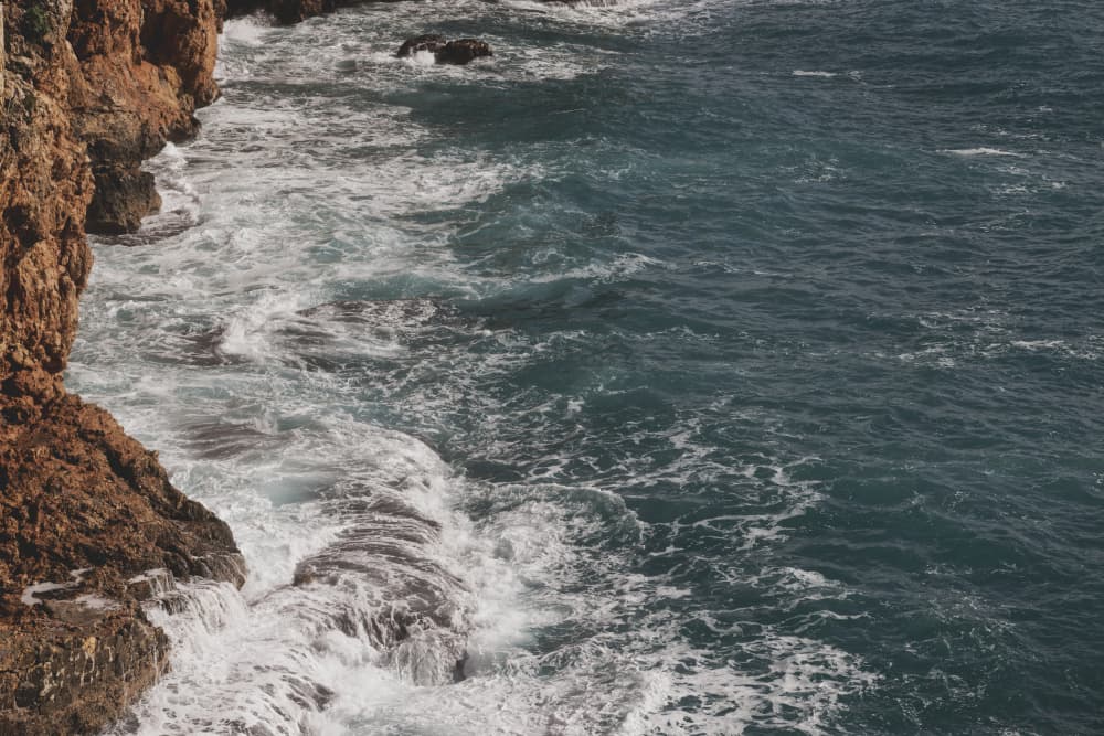 Crashing Ocean Waves by engin akyurt — canvas wall art