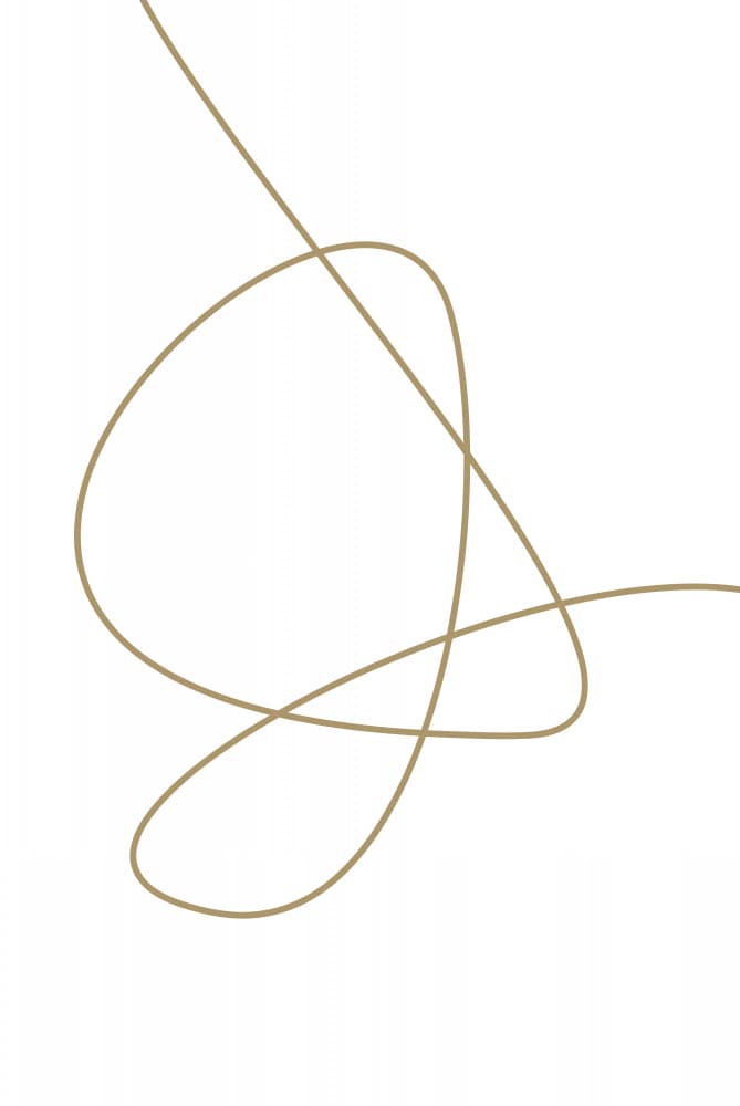 Elegant Flowing Line by Oju Design — canvas wall art