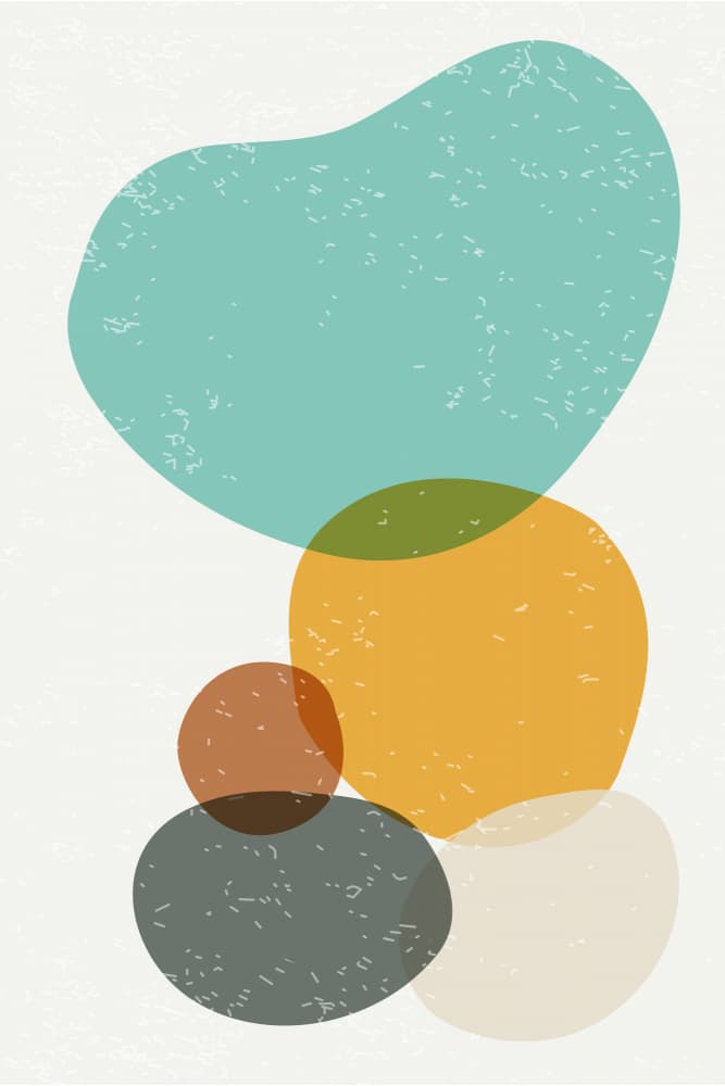 Textured Organic Shapes by jay stanley — canvas wall art