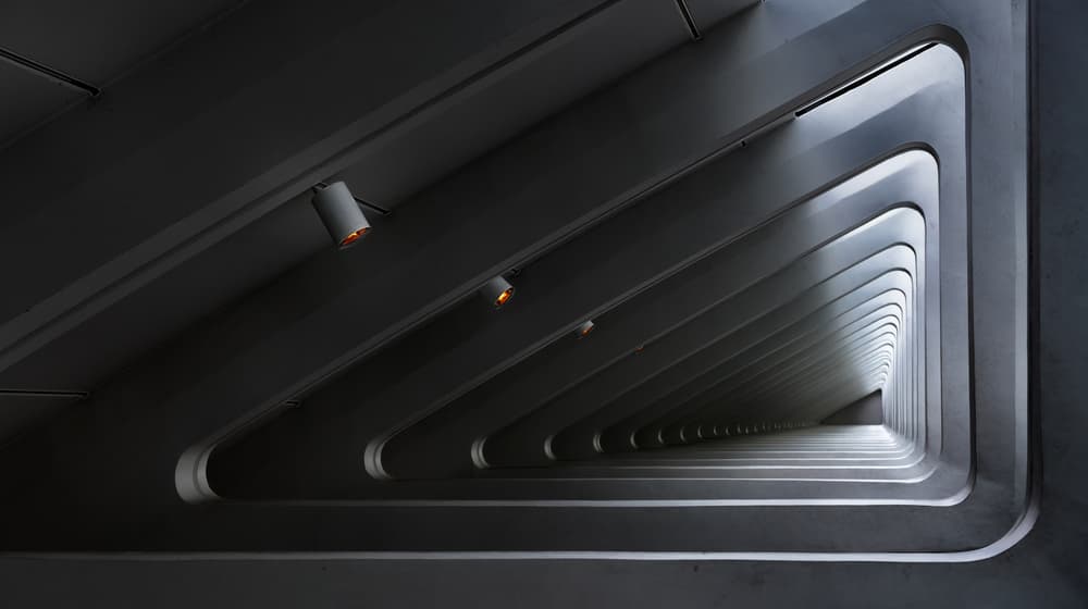Vanishing Point Tunnel by Henry Zhao — canvas wall art