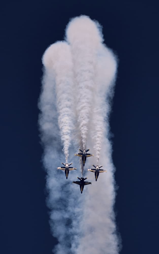 Precision Jet Formation by Srecko Jubic — canvas wall art