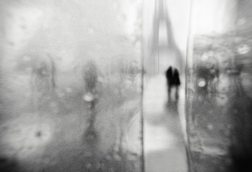 Blurred Paris Romance by Eric Drigny — canvas wall art