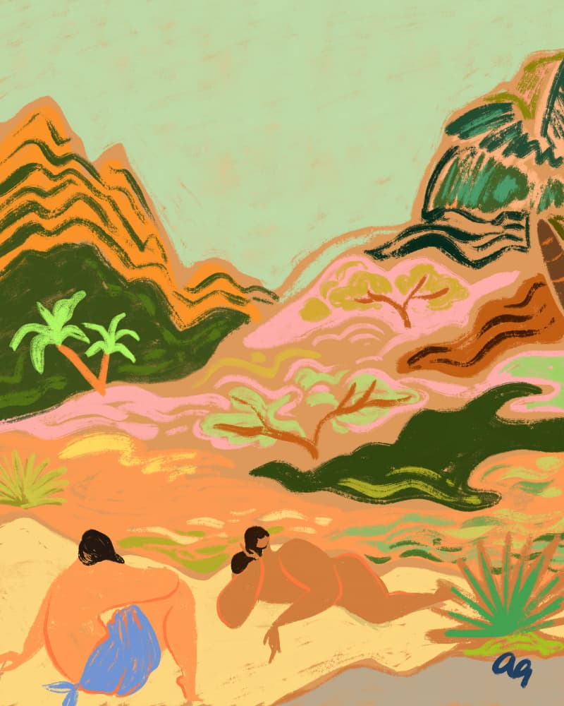 Lazydaysinnature by Arty Guava — canvas wall art