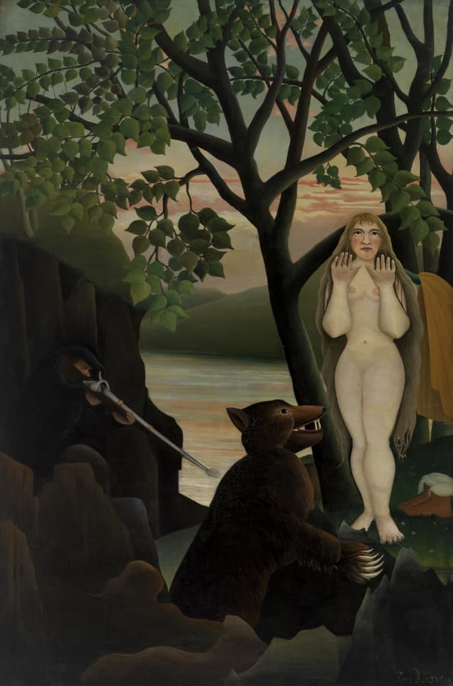 Mauvaise Surprise by Henri Rousseau — canvas wall art