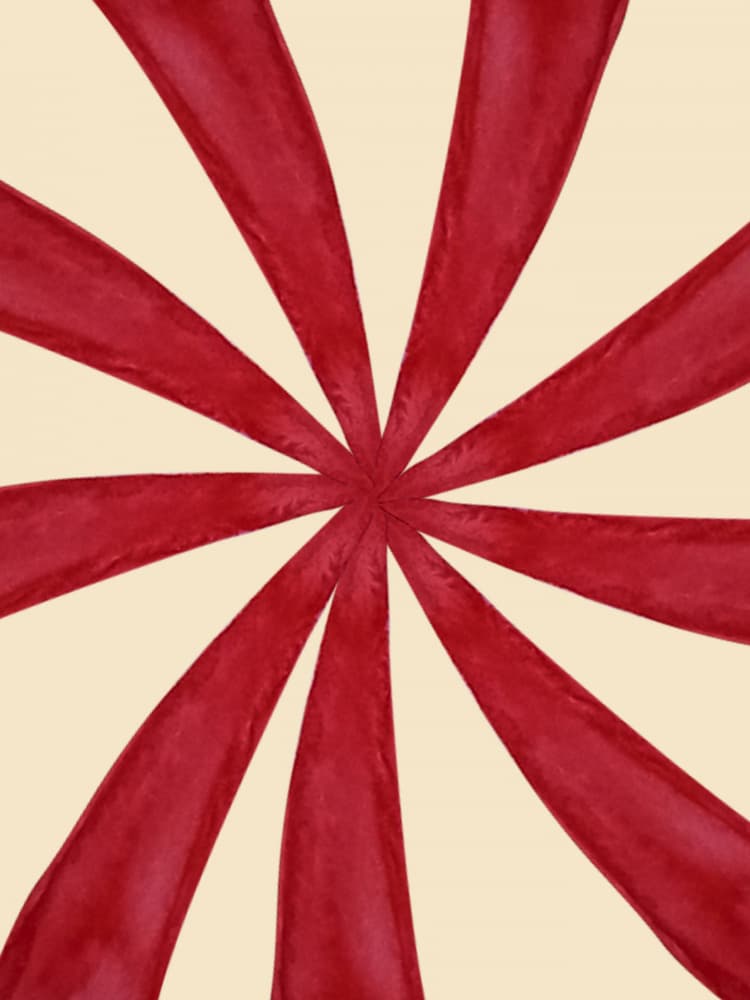 Peppermint Candy Swirl by Elizabeth C — canvas wall art