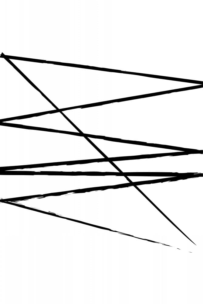 Abstract Line Design by Oju Design — canvas wall art