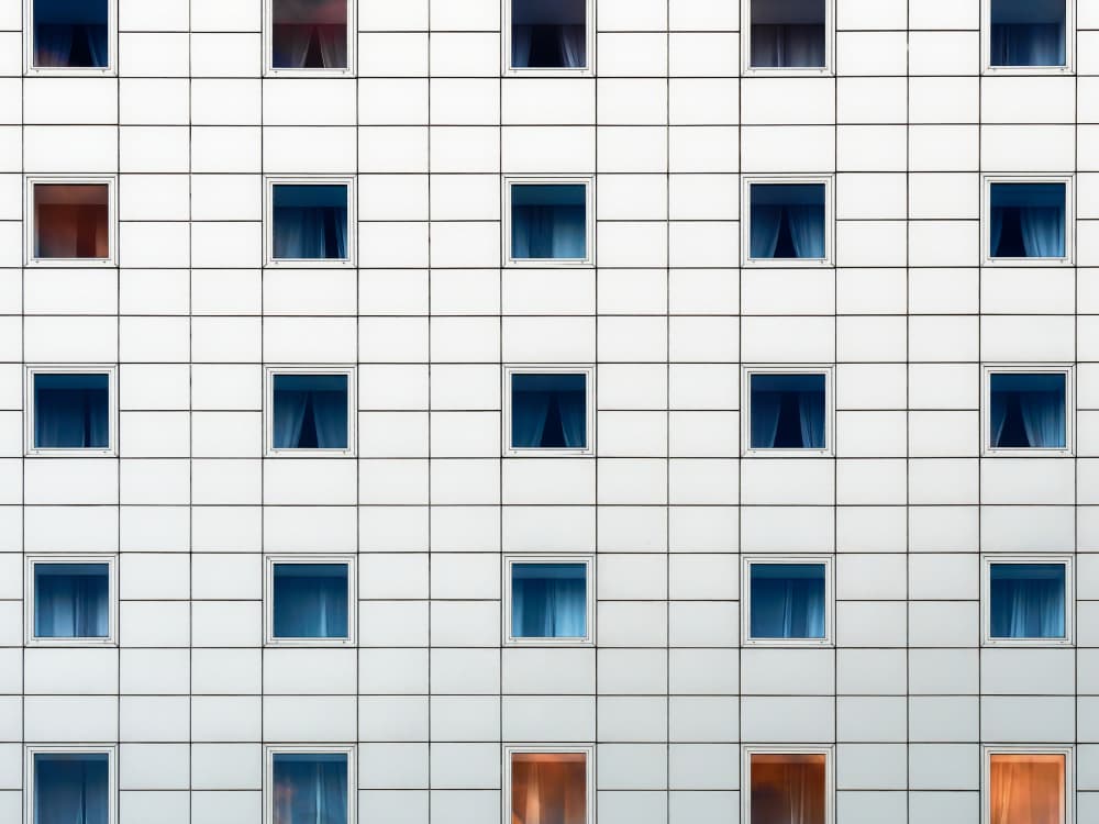 Modern Window Grid by Marius Surleac — canvas wall art