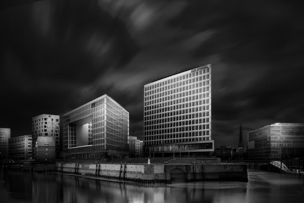 Moody Urban Architecture by Matthias Hefner — canvas wall art