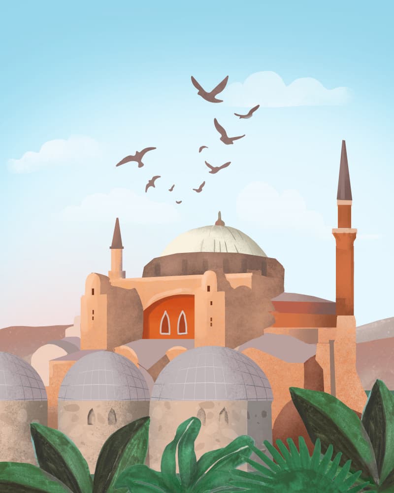 Istanbul, Turkey by Petra Lizde — canvas wall art
