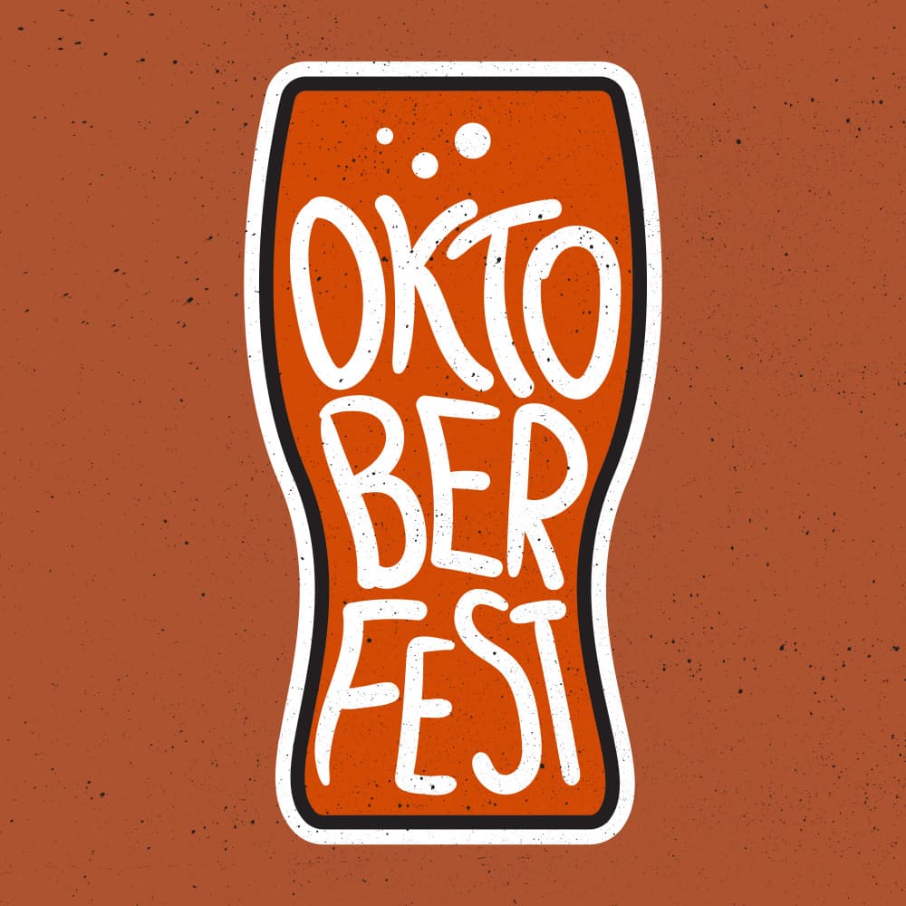 Oktoberfest Beer Glass by Marika Barsrsind — canvas wall art
