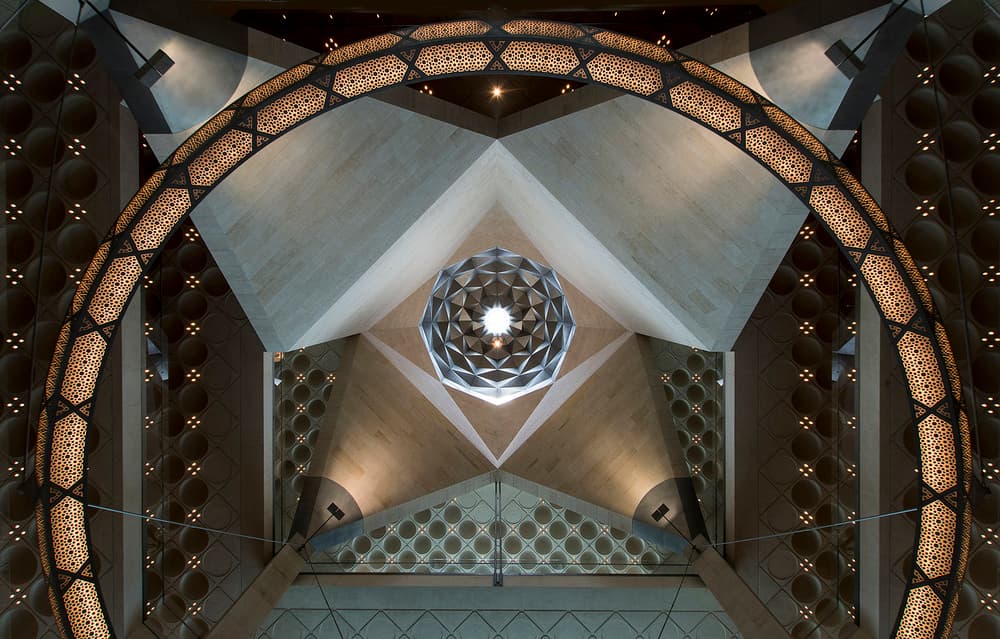 Geometric Light Dome by Davor Goll — canvas wall art
