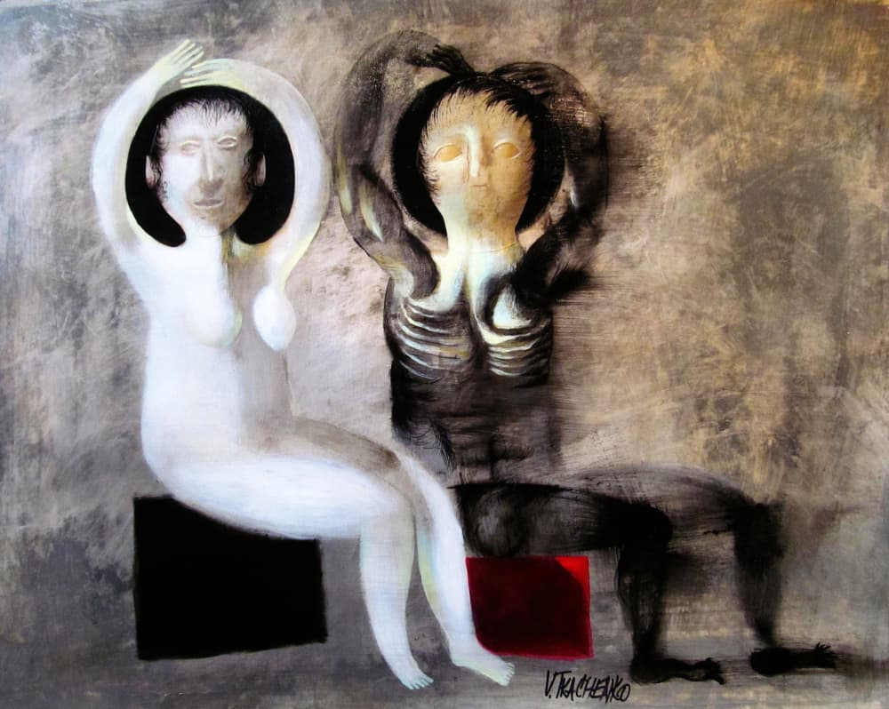 Figures of Duality by Victor Tkachenko — canvas wall art