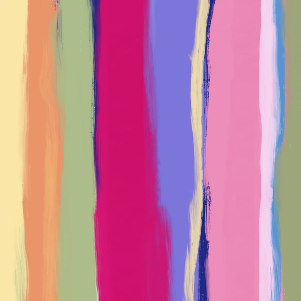 Vibrant Painted Stripes by Little Dean — canvas wall art
